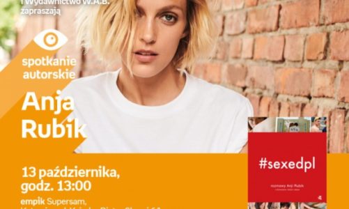 Anja Rubik w Empiku Supersam