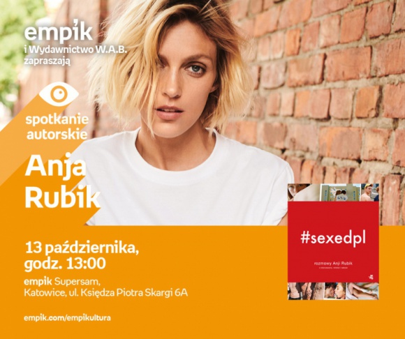 Anja Rubik w Empiku Supersam