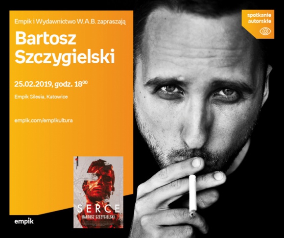 Bartosz Szczygielski będzie gościł w Empiku Silesia BIZNES, Kultura - Autor wielu kryminałów spotka się z czytelnikami w salonie Empik Silesia 25 lutego o godzinie 18:00.