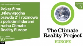 Pokaz filmu „Niewygodna prawda 2” i rozmowa z liderami ruchu Climate Reality BIZNES, Kultura - Pokaz filmu i rozmowa odbędą się 20 września o godzinie 18:00 na poziomie – 1 w DH Supersam. Organizatorem wydarzenia jest Empik oraz Climate Reality Europe.