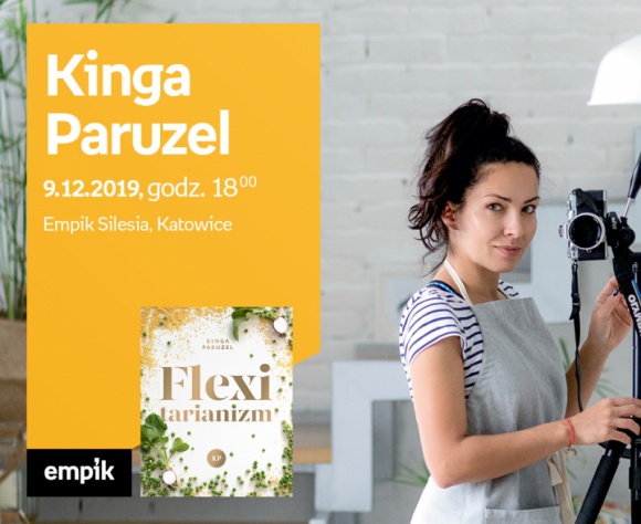 Kinga Paruzel w Empiku Silesia BIZNES, Kultura - Kinga Paruzel spotka się z fanami w katowickim Empiku Silesia 9 grudnia o godzinie 18:00.