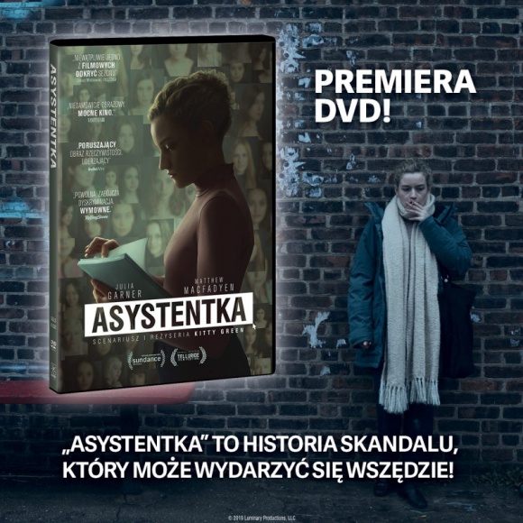 ASYSTENTKA na DVD od 10 grudnia! BIZNES, Kultura - Jane (wyróżniona Nagrodą Emmy za rolę w serialu „Ozark” – Julia Garner) niedawno ukończyła studia i marzy o karierze producentki filmowej. Kiedy rozpocznie pracę jako asystentka potentata branży rozrywkowej, będzie w siódmym niebie.